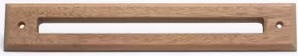 Trim Plate - Slotted - Wood - Mahogany (for UPC-67TA and UPC-68T)