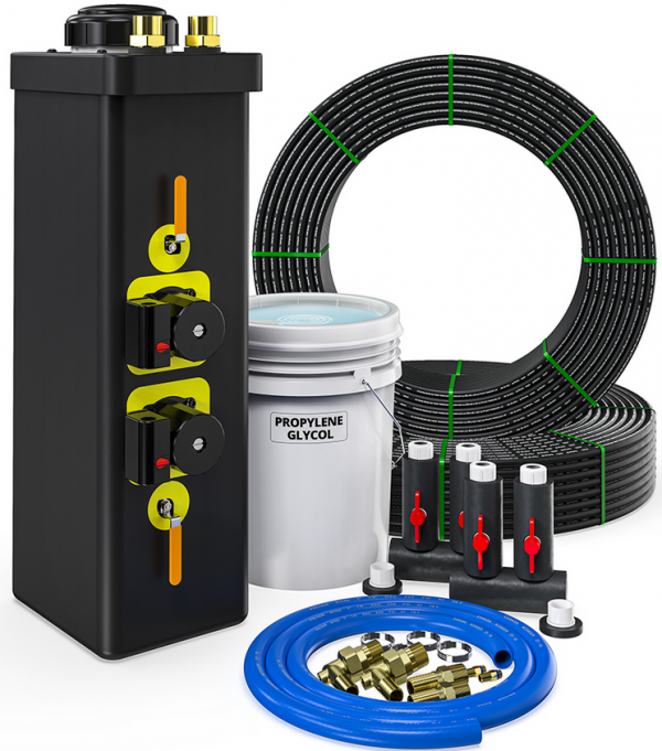 Mr Cool GCIK-CL2T-AM Closed Loop Installation Kit 2 ton - w/Angled Manifold