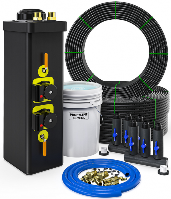 Mr Cool GCIK-CL3T-AM Closed Loop Installation Kit 3 ton - w/Angled Manifold
