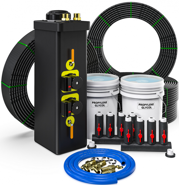 Mr Cool GCIK-CL4T-AM Closed Loop Installation Kit 4 ton - w/Angled Manifold