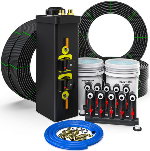 Mr Cool GCIK-CL4T-SM Closed Loop Installation Kit 4 ton - w/Straight Manifold