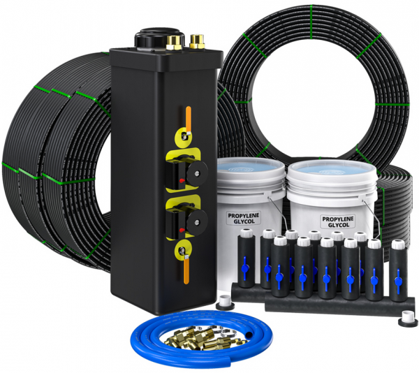 Mr Cool GCIK-CL6T-AM Closed Loop Installation Kit 6 ton - w/Angled Manifold