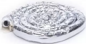 Supply Tubing - Aluminum - 2.5" ID x 25'L - R-8.0 (75 ft total)