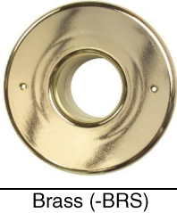 Supply Outlet - 2.5" - Round - Plastic - Brass Finish