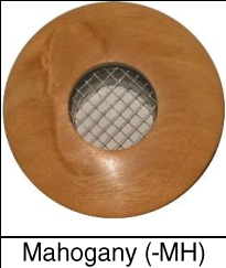 Supply Outlet - 2.5" - Round - Wood - Mahogany