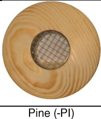 Supply Outlet - 2.5" - Round - Wood - Pine