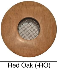 Supply Outlet - 2.5" - Round - Wood - Red Oak