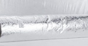 Insul -Sleeve -Silver - 10Dx5'x2" R8 (1/piece)