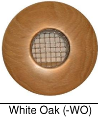 Supply Outlet - 2.5" - Round - Wood - White Oak