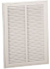 Hart & Cooley 043503 12" x 24" Return Filter Grille - White