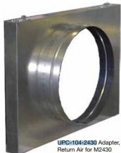 UPC-104-1218 Unico 1-1.5 Ton Return Air Adaptor For 12 inch Duct