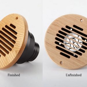 SpacePak - AC-TRM-LS-UM - 45AC-TRM-HMLS - Architectural Outlet - Louvered/Surface/Unfinished/Maple