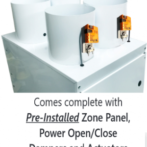 Hi-Velocity 1.5-2.0 Ton HE-Z Fan Coil 2-Zone Add-On