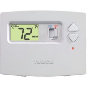 Venstar T0130 - Battery Powered 1 Heat/1 Cool Non-Programmable Thermostat