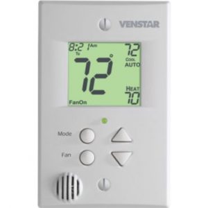 Venstar T1000FS - FlatStat 2 Heat/2 Cool 1-day Programmable Thermostat