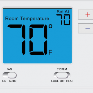 Pro1 T701 - Thermostat Non-Programmable, 1H/1C with 4" Display