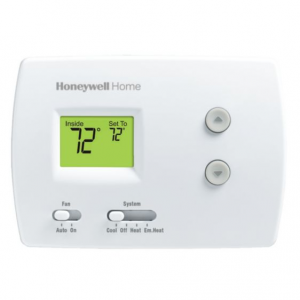 Honeywell TH3210D1004/U - Non-Programmable Digital Thermostat, 2H/1C for Heat Pump