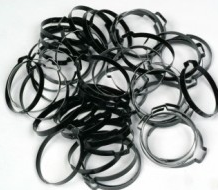 UPC-52-50 Unico Clamps, Aluminum Supply Tubing (black) box of 50
