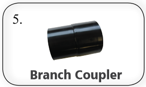 Hi-Velocity 2" Branch Coupler (8 per box)