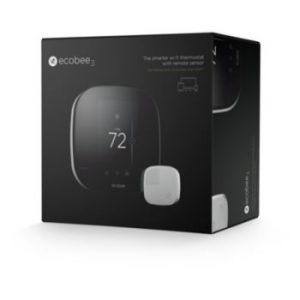 Ecobee EB-STATE3-01 - Smart Wi-Fi Thermostat With Remote Sensor