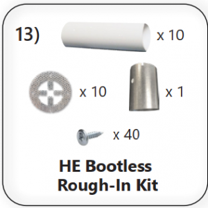 20072030021 ESP 3" HE Bootless Rough-In Kit
