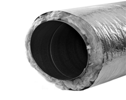 SpacePak - 45AC-SM9-6 - Smart Seal Plenum Duct - 6' Long x 9" w/ R8 Insulation (box of 4)