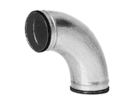 HVEL90-10-4 Gustafson 10" 90° Spiral High Velocity Elbow BOX of 4