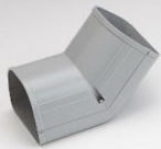 LCFI92G Fortress 3.5" 45° Inside Vertical Ell - GRAY