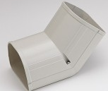 LCFI92I Fortress 3.5" 45° Inside Vertical Ell - IVORY