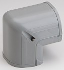 LCO92G Fortress 3.5" 90° Outside Vertical Ell - GRAY