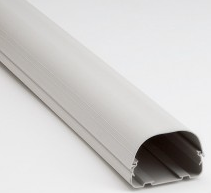 LD92W Fortress 3.5" x 8 Feet Line-Set Concealer 2-5/8"H - WHITE