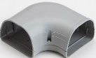 LK92G Fortress 3.5" 90° Flat Ell - GRAY