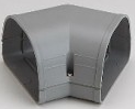 LKF92G Fortress 3.5" 45° Flat Ell - GRAY