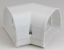 LKF92W Fortress 3.5" 45° Flat Ell - WHITE