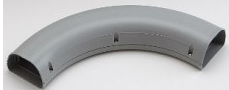 LKS92G Fortress 3.5" 90° Sweep Ell - GRAY