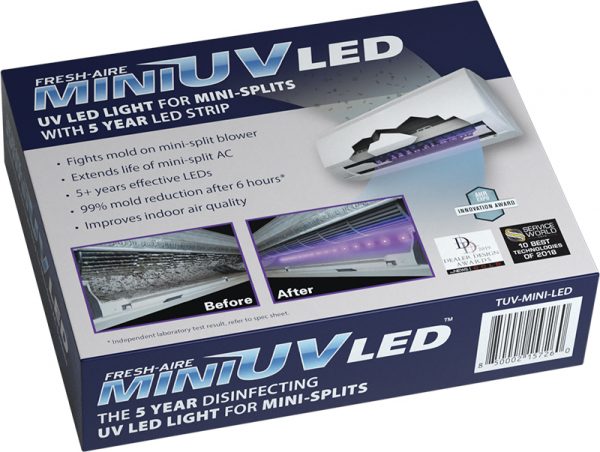 Fresh-Aire TUV-MINI-LED Mini UV™ - For Mini-Splits (115 - 230 volts)