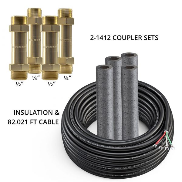 DIYCOUPLER-3858K75C Mr Cool DIY 4th Generation DIYCOUPLER-38 + DIYCOUPLER-58 + 75ft MC-5 Cable