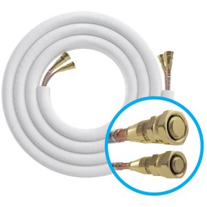 DIY16-1412 Mr Cool 16ft 1/4 x 1/2 Lineset for DIY 9K, 12K & 18K Indoor Fan Coils