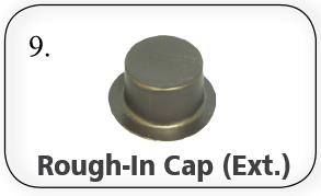 Hi-Velocity 2" Rough-In Cap Extended