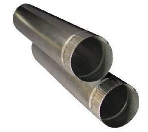 Plenum - Round 26ga Sheet Metal - 5' Length - 10" OD 