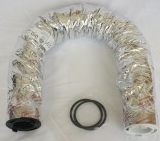 UPC-26TC03-1 Unico Sound Attenuator Tubing Couplings Attached 2" ID x 3'L, R-3.3, single length