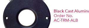 45AC-TRM-ALB SpacePak Black Cast Aluminum Outlet