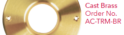 45AC-TRM-BR SpacePak Cast Brass Outlet