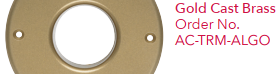 45AC-TRM-ALGO SpacePak Gold Cast Aluminum Outlet