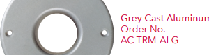 45AC-TRM-ALG SpacePak Grey Cast Aluminum Outlet