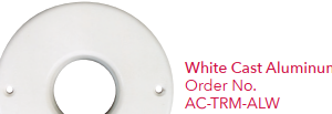 45AC-TRM-ALW SpacePak White Cast Aluminum Outlet