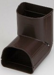 LCI122B Fortress 4.5" 90° Inside Vertical Ell - BROWN