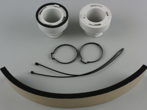 UPC-38TCR6-B-1 Unico Coupling Kit, TFS, 2 inch Duct, R6, Black, 1 Couplings, makes 1 connection